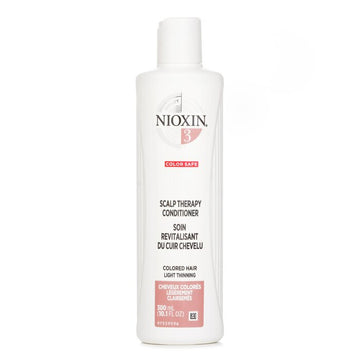 Nioxin Density System 3 Scalp Therapy Conditioner (Colored Hair, Light Thinning, Color Safe) (Random Packaging) 300ml/10.1oz