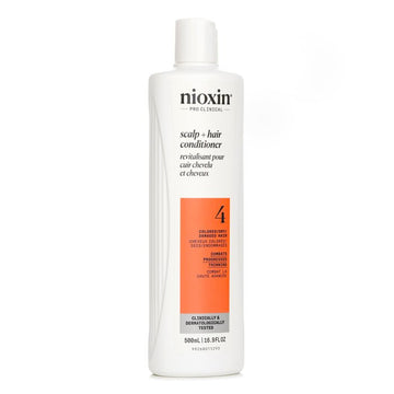 Nioxin Density System 4 Scalp Therapy Conditioner (Colored Hair, Progressed Thinning, Color Safe) (Random Packaging) 500ml/16.9oz