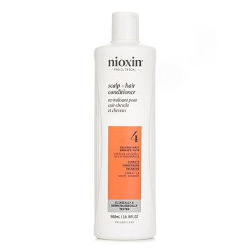 Nioxin Density System 4 Scalp Therapy Conditioner (Colored Hair, Progressed Thinning, Color Safe) (Random Packaging) 500ml/16.9oz