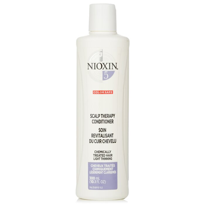 Nioxin Density System 5 Scalp Therapy Conditioner (Chemically Treated Hair, Light Thinning, Color Safe) 300ml/10.1oz hair conditioner for salon & home use
