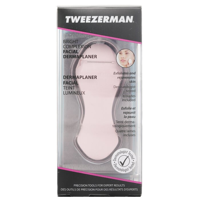 Tweezerman Bright Complexion Facial Dermaplanner – facial exfoliation tool