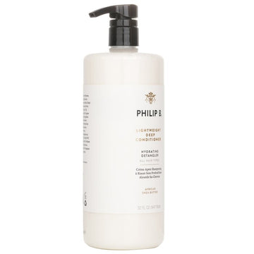 Philip B Lightweight Deep Conditioner, Paraben-Free Formula (Hydrating Detangler - All Hair Types) 947ml/32oz