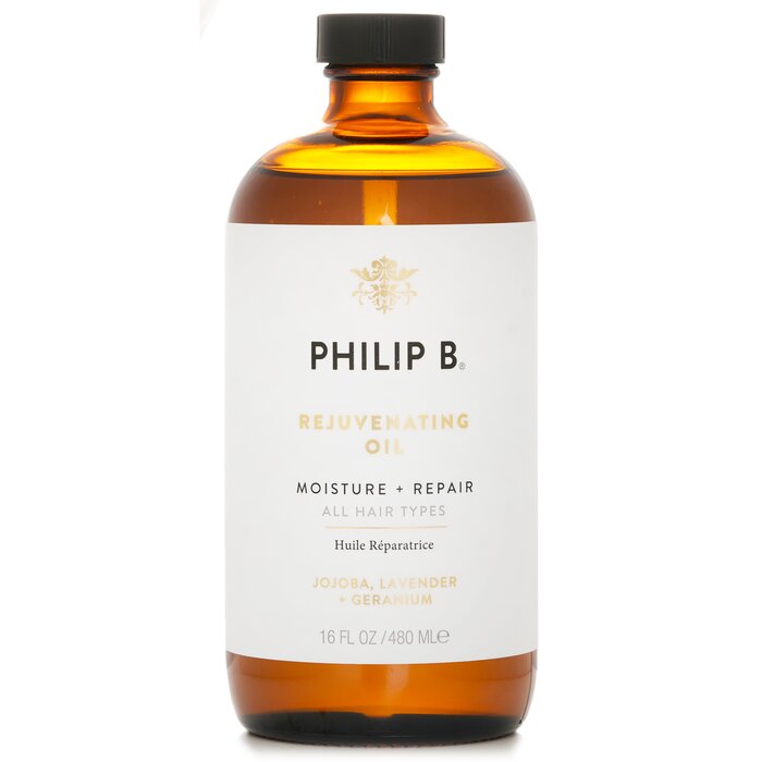 Philip B Rejuvenating Oil (Moisture + Repair - All Hair Types) 480ml/16oz - perfect for hair treatment at home