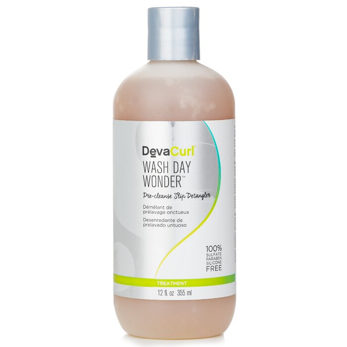 DevaCurl Wash Day Wonder (Pre-Cleanse Slip Detangler - For All Curl Types) 355ml/12oz - perfect for hair treatment at home