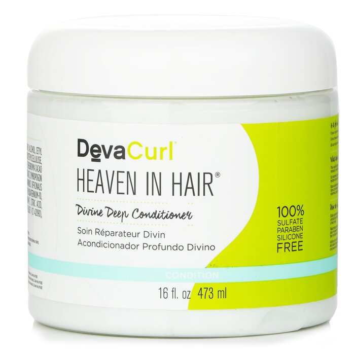 DevaCurl Heaven In Hair (Divine Deep Conditioner - For All Curl Types) 473ml/16oz hair conditioner for salon & home use