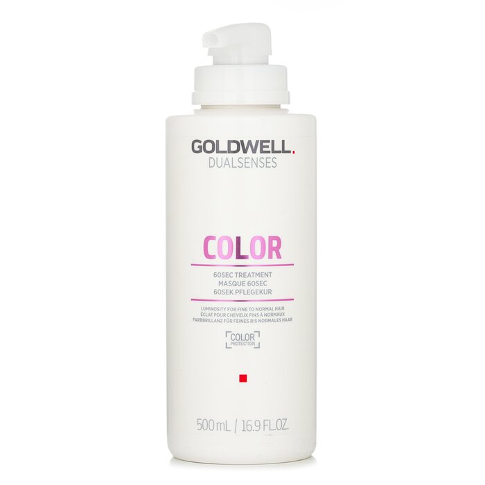 Goldwell Dual Senses Color 60SEC Treatment (Luminosity For Fine to Normal Hair) 500ml/16.9oz - perfect for hair treatment at home