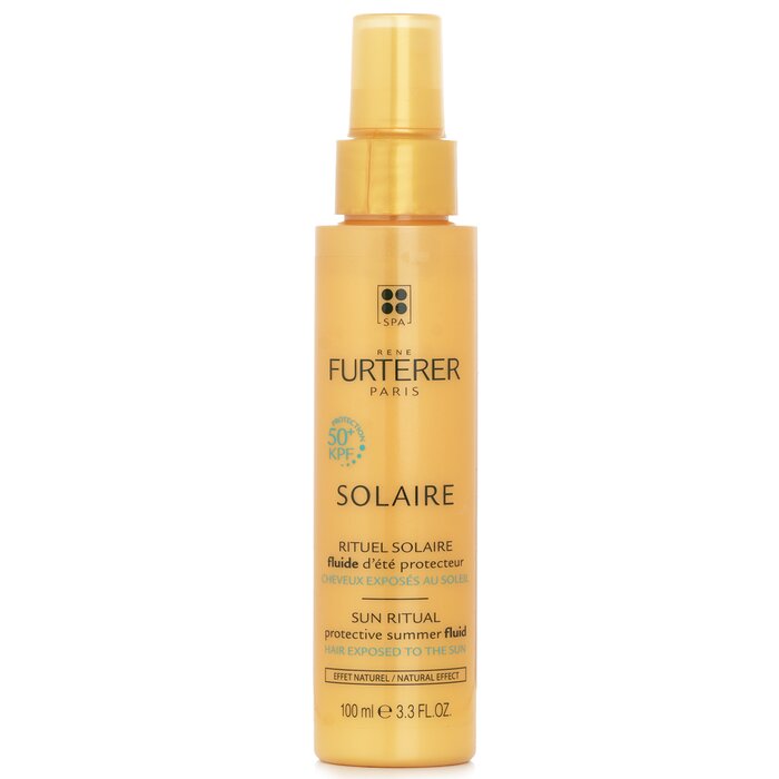 Rene Furterer Solaire Sun Ritual Protective Summer Fluid (Hair Exposed To The Sun, Natural Effect) 100ml/3.3oz - perfect for hair treatment at home
