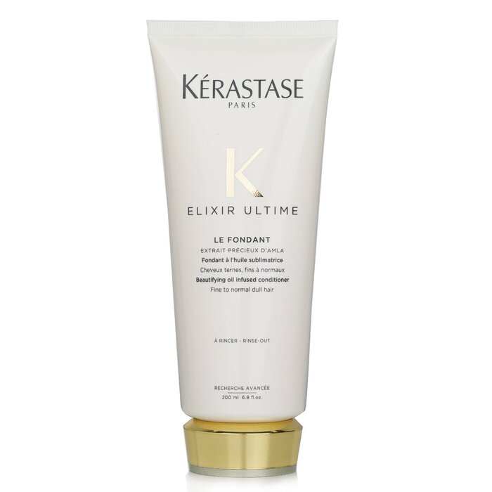 Kerastase Elixir Ultime Le Fondant Beautifying Oil Infused Conditioner (Fine to Normal Dull Hair) 200ml/6.8oz hair conditioner for salon & home use