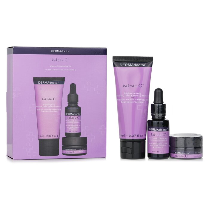 DERMAdoctor Kakadu C Vitamin C Brightening Kit – vitamin C skincare set