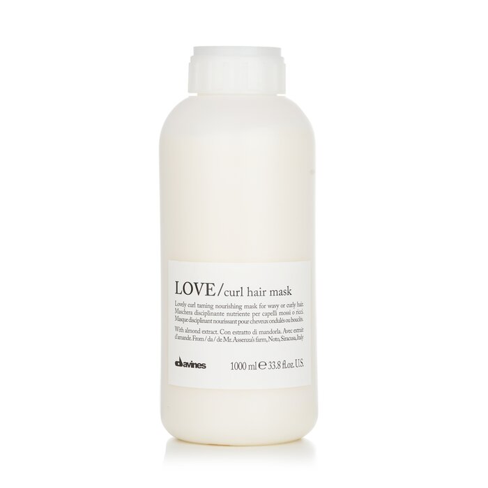 Davines Love Curl Hair Mask (Lovely Curl Taming Nourishing Mask For Wavy or Curly Hair) 1000ml/33.8oz hair mask for deep conditioning and repair