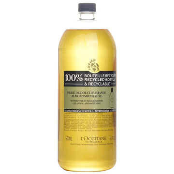 L'Occitane Almond Cleansing & Softening Shower Oil (Eco-Refill) (Random Packaging) 500ml/16.9oz