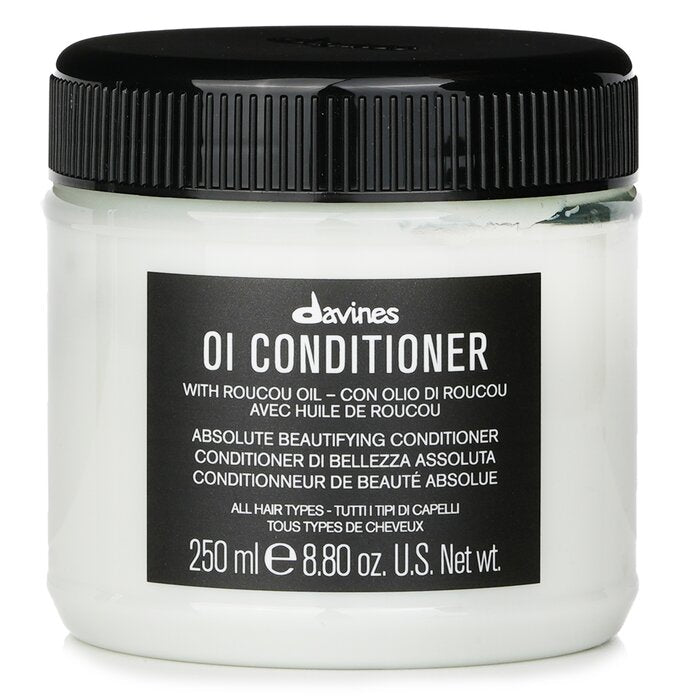Davines OI Conditioner (Absolute Beautifying Conditioner - All Hair Types) 250ml/8.8oz hair conditioner for salon & home use