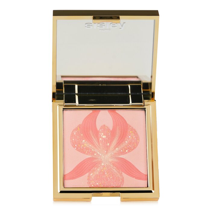 Sisley L'Orchidee Highlighter Blush with White Lily Corail for radiant cheeks