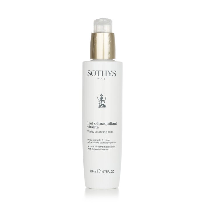 Sothys Vitality Cleansing Milk for normal to combination skin use