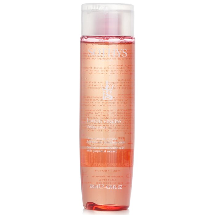 Sothys Vitality Lotion with grapefruit for balancing combination skin