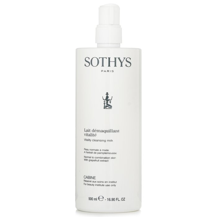 Sothys Vitality Cleansing Milk with grapefruit extract for combination facial skin