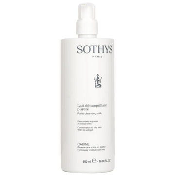 Sothys Purity Cleansing Milk - For Combination to Oily Skin , With Iris Extract (Salon Size) 500ml/16.9oz