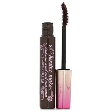 KISS ME Heroine Make Volume And Curl Waterproof Mascara Advanced Film, 02 Brown 6g/0.21oz