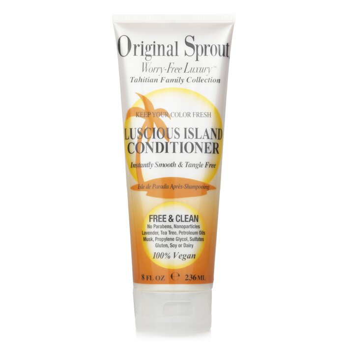 Original Sprout Tahitian Family Collection Luscious Island Conditioner (Instantly Smooth & Tangle Free) 236ml/8oz hair conditioner for salon & home use