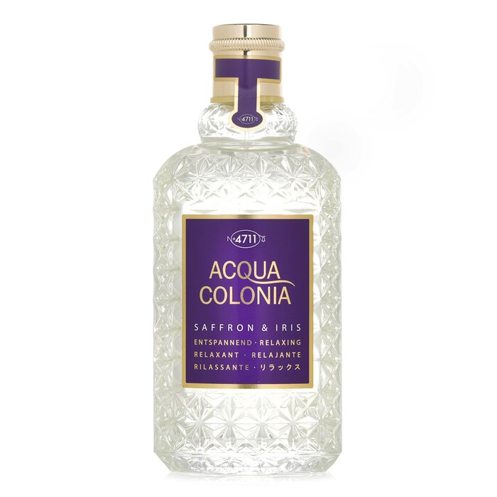 4711 Acqua Colonia Saffron & Iris Eau De Cologne Spray 170ml/5.7oz perfume for gifting or daily wear
