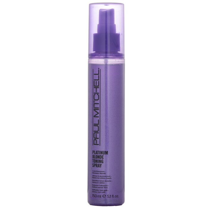Paul Mitchell Platinum Blonde Toning Spray (Cools Brassiness - Eliminates Warmth) 150ml/5.1oz - perfect for hair treatment at home
