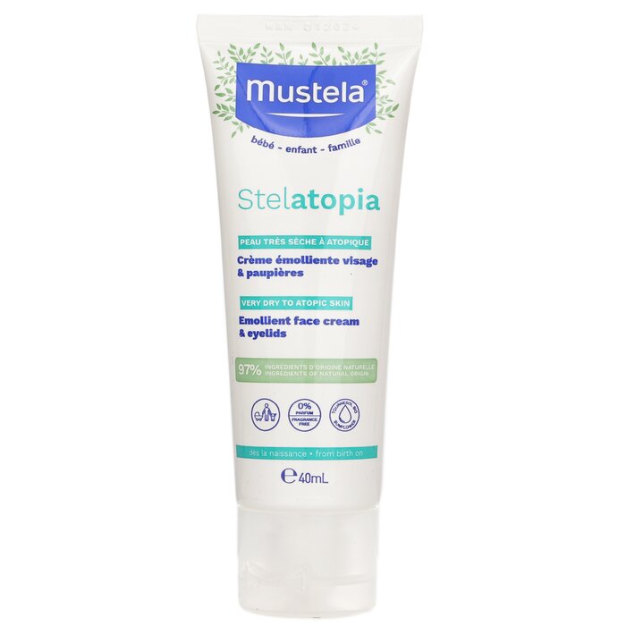 Mustela Stelatopia Emollient Cream For Face (Anti Redness Action) 40ml/1.35oz for skincare needs