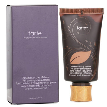 Tarte Amazonian Clay 12 Hour Full Coverage Foundation, 48N Tan Deep Neutral 50ml/1.7oz
