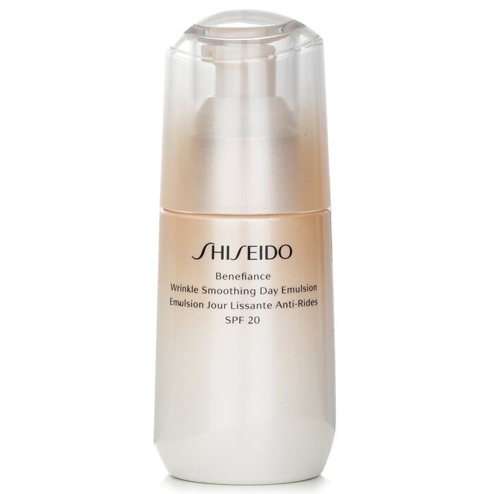 Shiseido Benefiance Wrinkle Smoothing Day Emulsion SPF 20 75ml/2.5oz for skincare needs