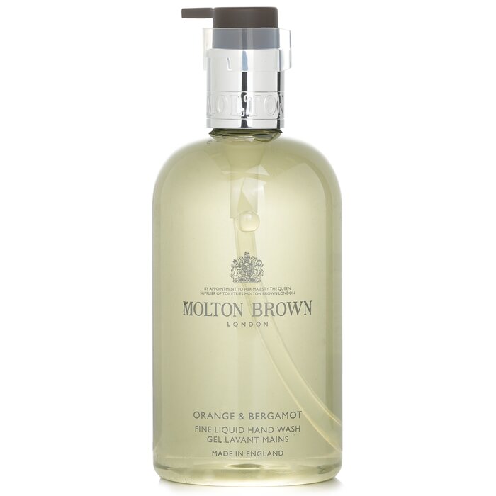 Molton Brown hand wash – orange and bergamot scent
