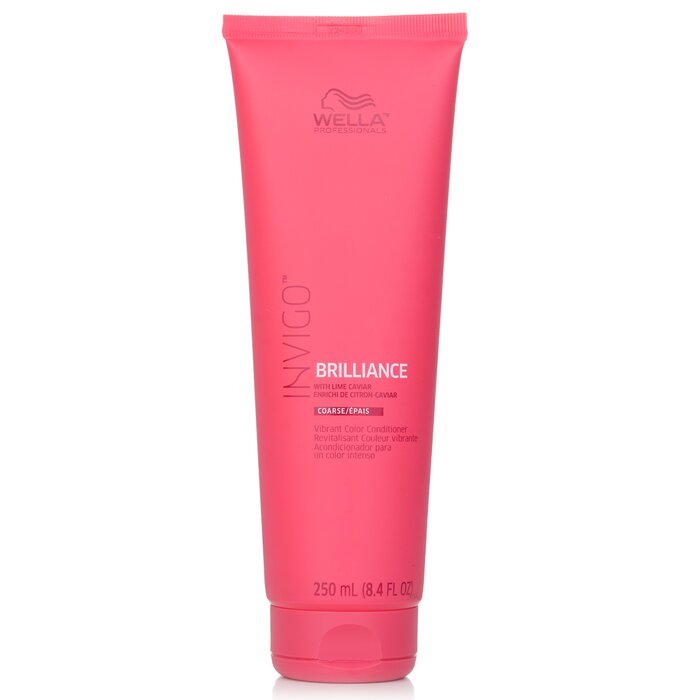 Wella Invigo Brilliance Vibrant Color Conditioner, Coarse 250ml/8.4oz hair conditioner for salon & home use