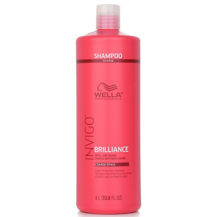 Wella shampoo for hair care.