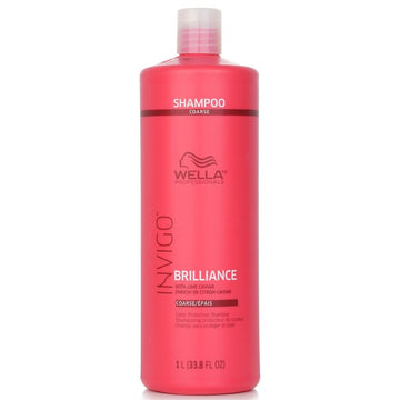 Wella Invigo Brilliance Color Protection Shampoo, Coarse 1000ml/33.8oz