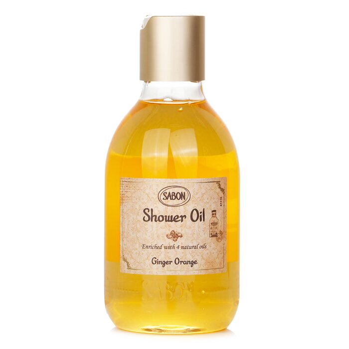 Shower Oil – Ginger Orange – for revitalizing skin cleanse