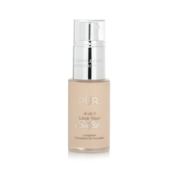 PUR (PurMinerals) 4 in 1 Love Your Selfie Longwear Foundation & Concealer, LG1 Porcelain (Very Fair Skin With Golden Undertones) 30ml/1oz