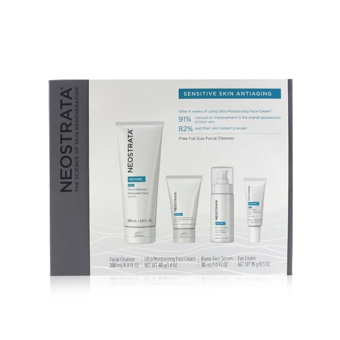Neostrata Sensitive Skin Kit – 4pcs – for age-defying care