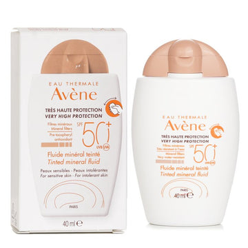 Avene Very High Protection Tinted Mineral Fluid SPF 50+ - For Sensitive & Intolerant Skin 40ml/1.3oz
