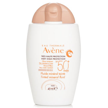 Avene Very High Protection Tinted Mineral Fluid SPF 50+ - For Sensitive & Intolerant Skin 40ml/1.3oz