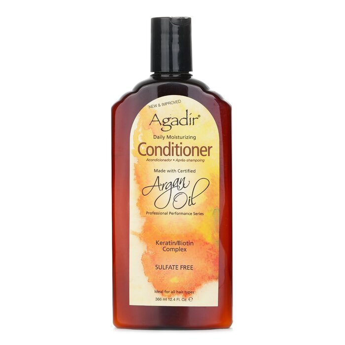 Agadir Argan Oil Daily Moisturizing Conditioner (Ideal For All Hair Types) 366ml/12.4oz hair conditioner for salon & home use