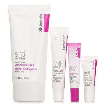 StriVectin Skin Transforming Collection (Full Size Trio): Cleanser 150ml + Eye Concentrate (30ml+7ml) + Eyes Primer 10ml 4pcs