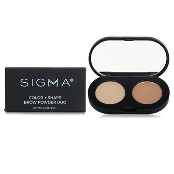 Sigma Beauty Color + Shape Brow Powder Duo, Light 3g/0.11oz