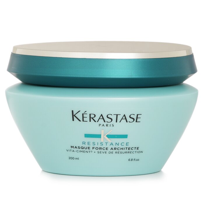 Kerastase Resistance Masque Force Architecte Strengthening Masque (Brittle, Damaged Hair, Split Ends) 200ml/6.8oz hair mask for deep conditioning and repair