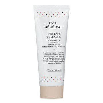 Evo Fabuloso Colour Intensifying Conditioner, Light Beige 220ml/7.5oz