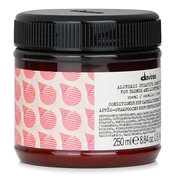 Davines Alchemic Creative Conditioner, Coral (For Blonde and Lightened Hair) 250ml/8.84oz