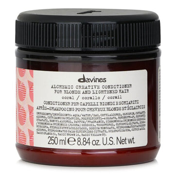 Davines Alchemic Creative Conditioner, Coral (For Blonde and Lightened Hair) 250ml/8.84oz