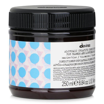 Davines Alchemic Creative Conditioner, Marine Blue (For Blonde and Lightened Hair) 250ml/8.84oz