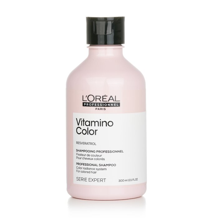 L'Oreal Professionnel Serie Expert - Vitamino Color Resveratrol Color Radiance System Shampoo 300ml/10.1oz Shampoo for daily use in hair care.