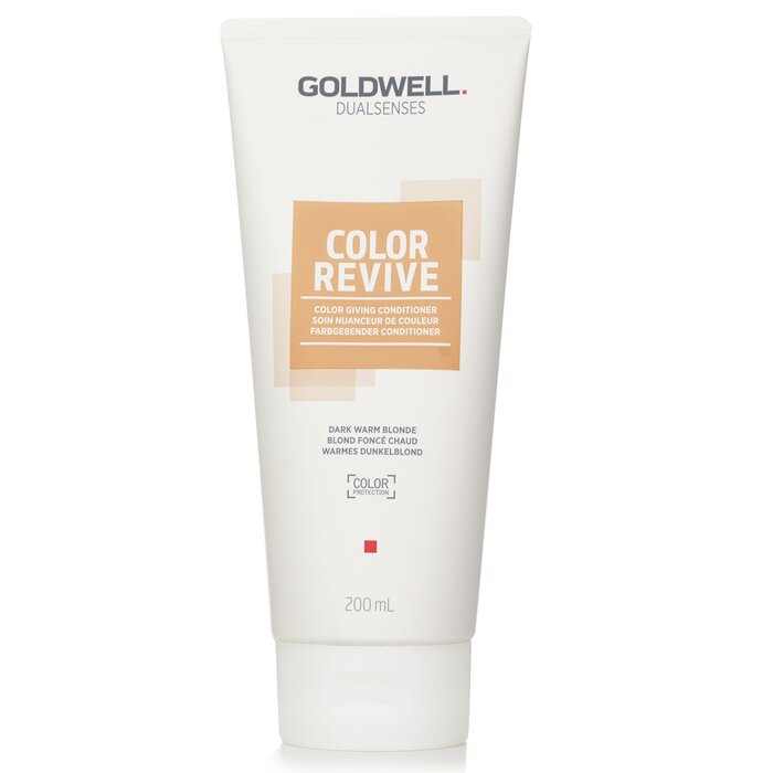Goldwell Dual Senses Color Revive Color Giving Conditioner, Dark Warm Blonde 200ml/6.7oz hair conditioner for salon & home use