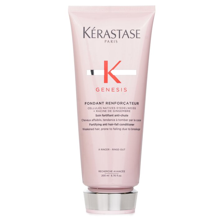 Kerastase Genesis Fondant Renforcateur Fortifying Anti Hair-Fall Conditioner (Weakened Hair, Prone To Falling Due To Breakage) 200ml/6.8oz hair conditioner for salon & home use