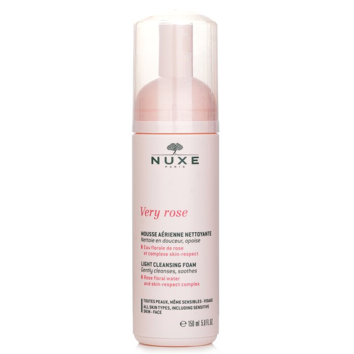 Nuxe Very Rose Light Cleansing Foam for daily gentle cleansing