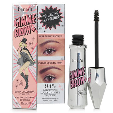 Benefit Gimme Brow+ Volumizing Fiber Gel, 5 (Cool Black-Brown) 3g/0.1oz